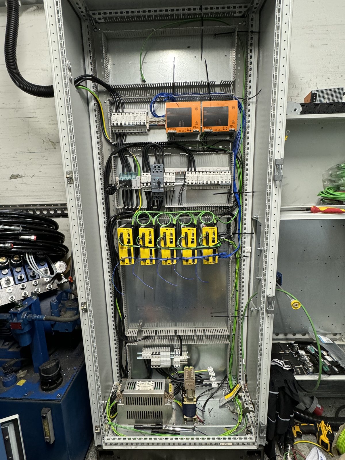 2024 &mdash; early electrical cabinet
