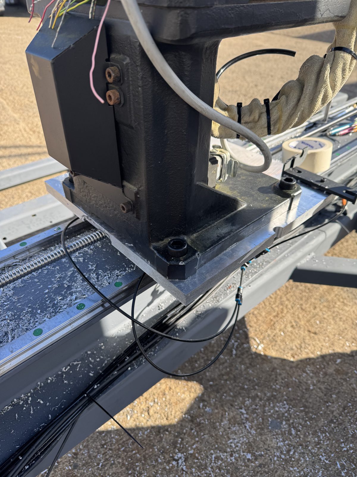 2025 &mdash; robot test-fit on the rails