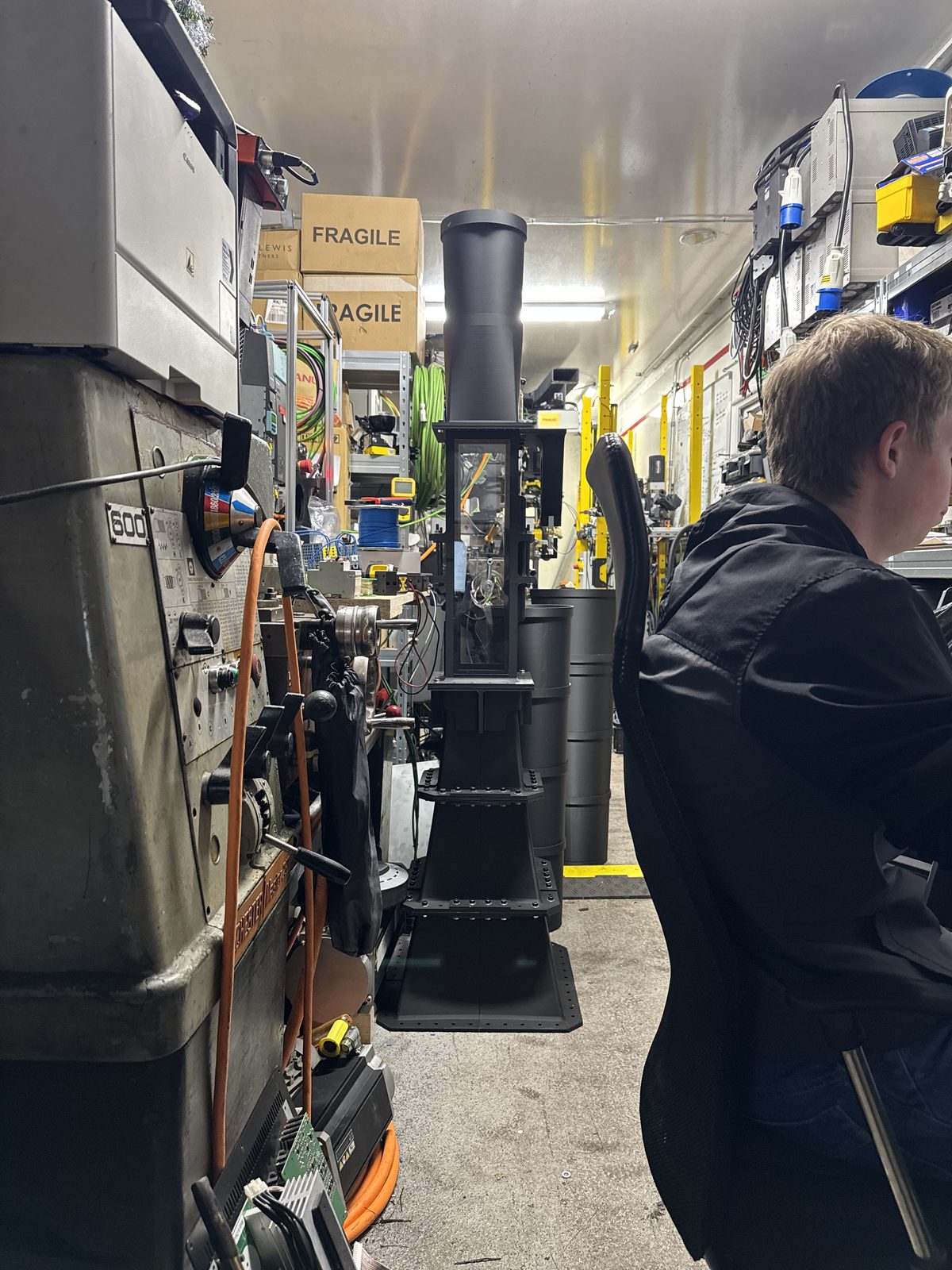 Wind tunnel build &mdash; fan unit work